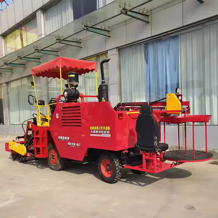 CE ที่ได้รับการรับรองจากกระเทียมที่ใช้งานหนักความลึกของการเก็บเกี่ยวแบบปรับได้ 0-30 ซม. 300kg\/h Harvester Harvester ให้ผลผลิตสูง