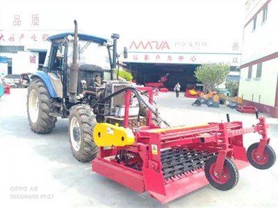 รถเกี่ยวกระเทียมหน้ารถแทรกเตอร์